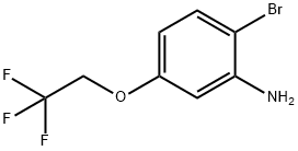 2-Bromo-5-(2,2,2-trifluoroethoxy)aniline 结构式