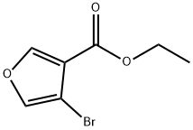 3-Furancarboxylic acid, 4-bromo-, ethyl ester 结构式