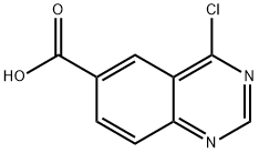 6-Quinazolinecarboxylic acid, 4-chloro- 结构式