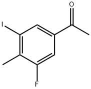 3'-Fluoro-5'-iodo-4'-methylacetophenone 结构式