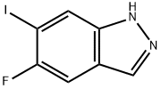 5-Fluoro-6-iodoindazole 结构式