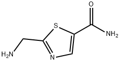 2-(氨甲基)噻唑-5-甲酰胺 结构式