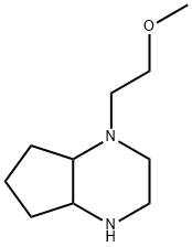 1-(2-Methoxyethyl)octahydro-1H-cyclopenta[b]pyrazine 结构式