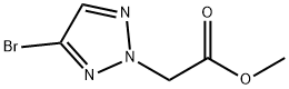 Methyl 4-bromo-2H-1,2,3-triazole-2-acetate 结构式