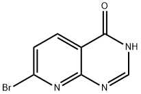 7-Bromo-3H-pyrido[2,3-d]pyrimidin-4-one 结构式