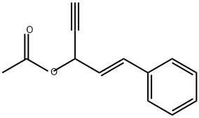 1-Penten-4-yn-3-ol, 1-phenyl-, 3-acetate, (1E)- 结构式