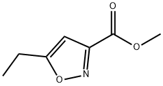 5-乙基异噁唑-3-羧酸甲酯 结构式