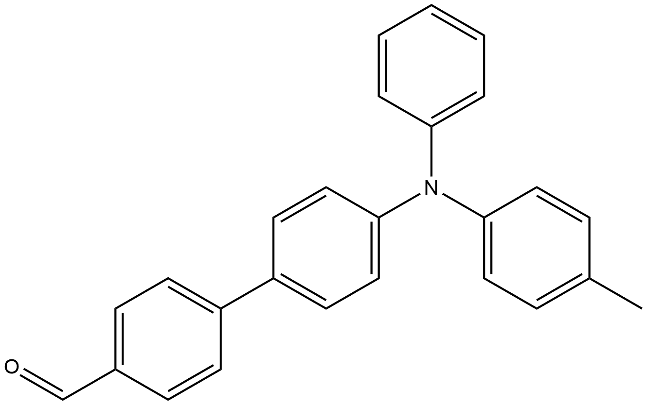 4'-[(4-Methylphenyl)phenylamino][1,1'-biphenyl]-4-carboxaldehyde 结构式