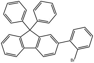 2-(2-溴苯基)-9,9-二苯基-9H-芴 结构式