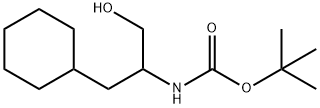 (1-环己基-3-羟基丙-2-基)氨基甲酸叔丁酯 结构式