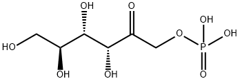 L-Fructose, 1-(dihydrogen phosphate) 结构式