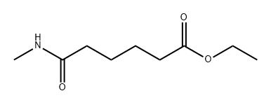 Hexanoic acid, 6-(methylamino)-6-oxo-, ethyl ester 结构式