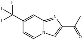 1-(7-(Trifluoromethyl)imidazo[1,2-a]pyridin-2-yl)ethanone 结构式