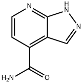 1H-Pyrazolo[3,4-b]pyridine-4-carboxamide 结构式