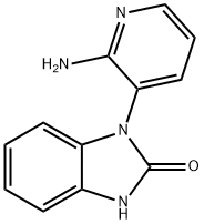 1-(2-Aminopyridin-3-yl)-1H-benzo[d]imidazol-2(3H)-one 结构式
