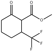 Methyl 2-oxo-6-(trifluoromethyl)cyclohexanecarboxylate 结构式