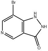 7-Bromo-1H-pyrazolo[4,3-c]pyridin-3-ol 结构式