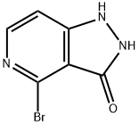 4-Bromo-1H-pyrazolo[4,3-c]pyridin-3-ol 结构式