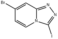 1,2,4-Triazolo[4,3-a]pyridine, 7-bromo-3-iodo- 结构式