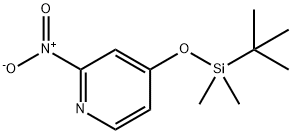 4-((tert-Butyldimethylsilyl)oxy)-2-nitropyridine 结构式