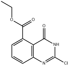 Ethyl 2-chloro-4-oxo-3,4-dihydroquinazoline-5-carboxylate 结构式