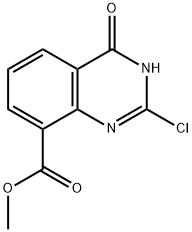 Methyl 2-chloro-4-oxo-3,4-dihydroquinazoline-8-carboxylate 结构式