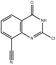 2-Chloro-4-oxo-3,4-dihydroquinazoline-8-carbonitrile 结构式