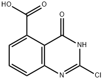 2-Chloro-4-oxo-3,4-dihydroquinazoline-5-carboxylic acid 结构式