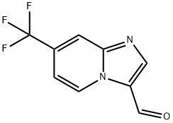 7-(trifluoromethyl)imidazo[1,2-a]pyridine-3-carbaldehyde 结构式