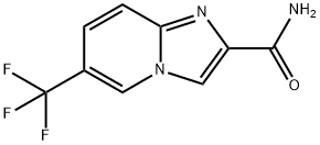 6-(Trifluoromethyl)imidazo[1,2-a]pyridine-2-carboxamide 结构式