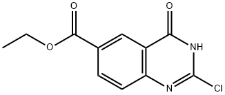 Ethyl 2-chloro-4-oxo-3,4-dihydroquinazoline-6-carboxylate 结构式