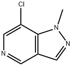 1H-Pyrazolo[4,3-c]pyridine, 7-chloro-1-methyl- 结构式