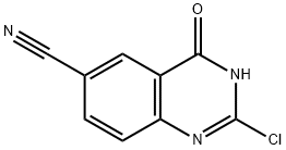 2-Chloro-4-oxo-3,4-dihydroquinazoline-6-carbonitrile 结构式