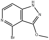 4-Bromo-3-methoxy-1H-pyrazolo[4,3-c]pyridine 结构式