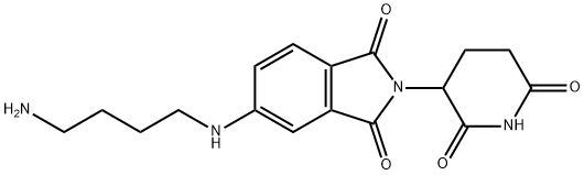 沙利度胺-5-氨基-丁胺 结构式