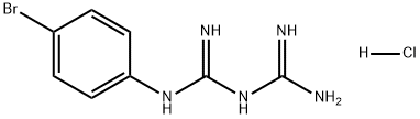 Imidodicarbonimidic diamide, N-(4-bromophenyl)-, hydrochloride (1:1) 结构式