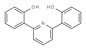 3,5-二(2-羟基苯基)吡啶 结构式