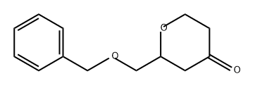 2-[(苄氧基)甲基]二氢-2H-吡喃-4(3H)-酮 结构式