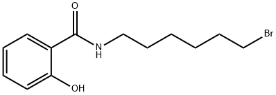 N-(6-溴己基)-2-羟基苯甲酰胺 结构式