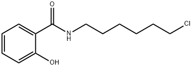 N-(6-氯己基)-2-羟基苯甲酰胺 结构式