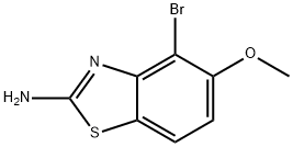 4-bromo-5-methoxybenzo[d]thiazol-2-amine 结构式