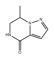 7-甲基-6,7-二氢吡唑并[1,5-A]吡嗪-4(5H)-酮 结构式