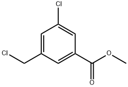 methyl 3-chloro-5-(chloromethyl)benzoate 结构式