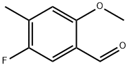 Benzaldehyde, 5-fluoro-2-methoxy-4-methyl- 结构式