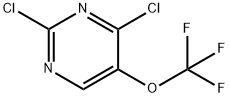 Pyrimidine, 2,4-dichloro-5-(trifluoromethoxy)- 结构式