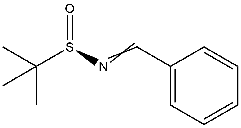 2-Propanesulfinamide, 2-methyl-N-(phenylmethylene)-, [S(R)]- 结构式