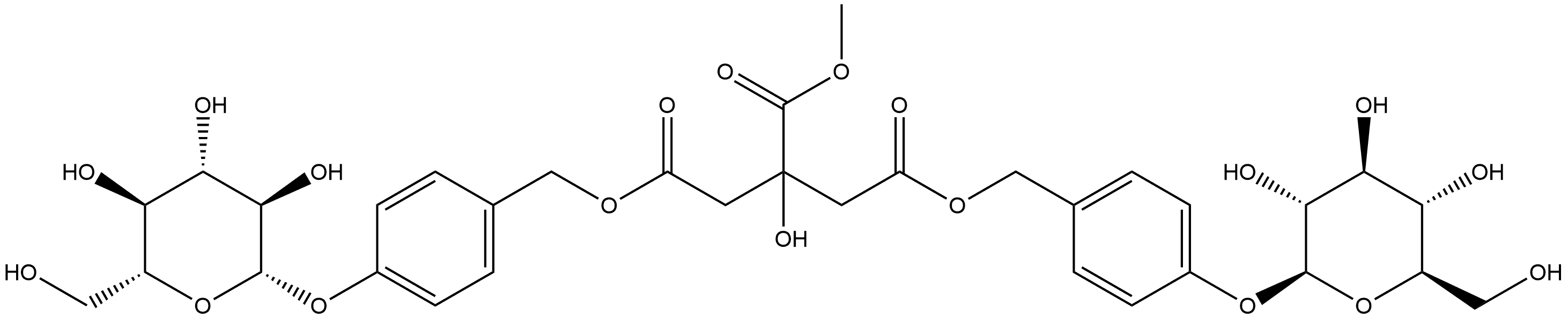 巴利森苷K 结构式