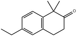 6-乙基-1,1-二甲基萘满酮 结构式