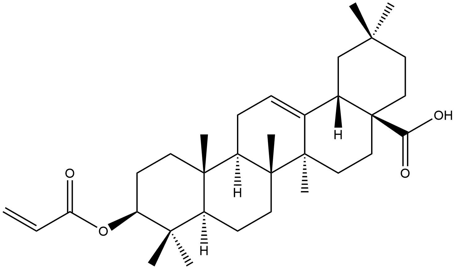 Oleanolic Acid Acrylate 结构式