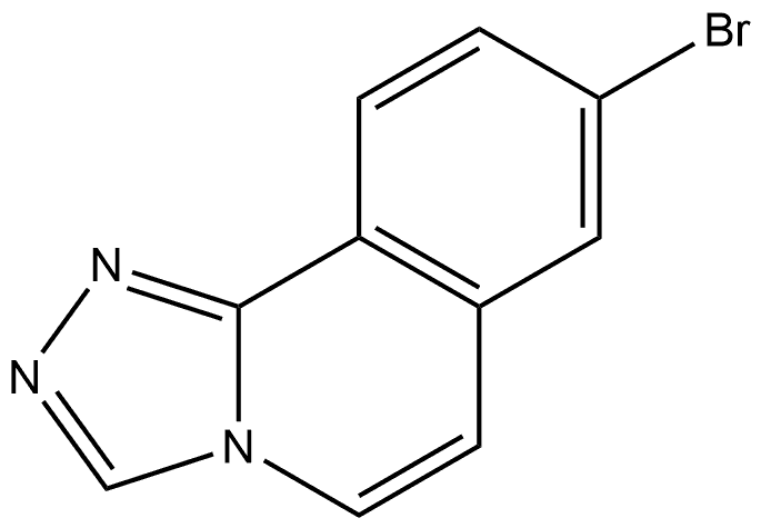 8-溴-[1,2,4]三唑并[3,4-A]异喹啉 结构式